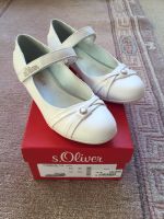 Kommunion Schuhe Ballerina S.Oliver weiß 35 inklusive Socken Osnabrück - Hasbergen Vorschau