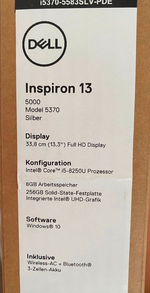 DELL Inspiron 13 Model 5370 i5-8250U 256GB SSD in Stuttgart