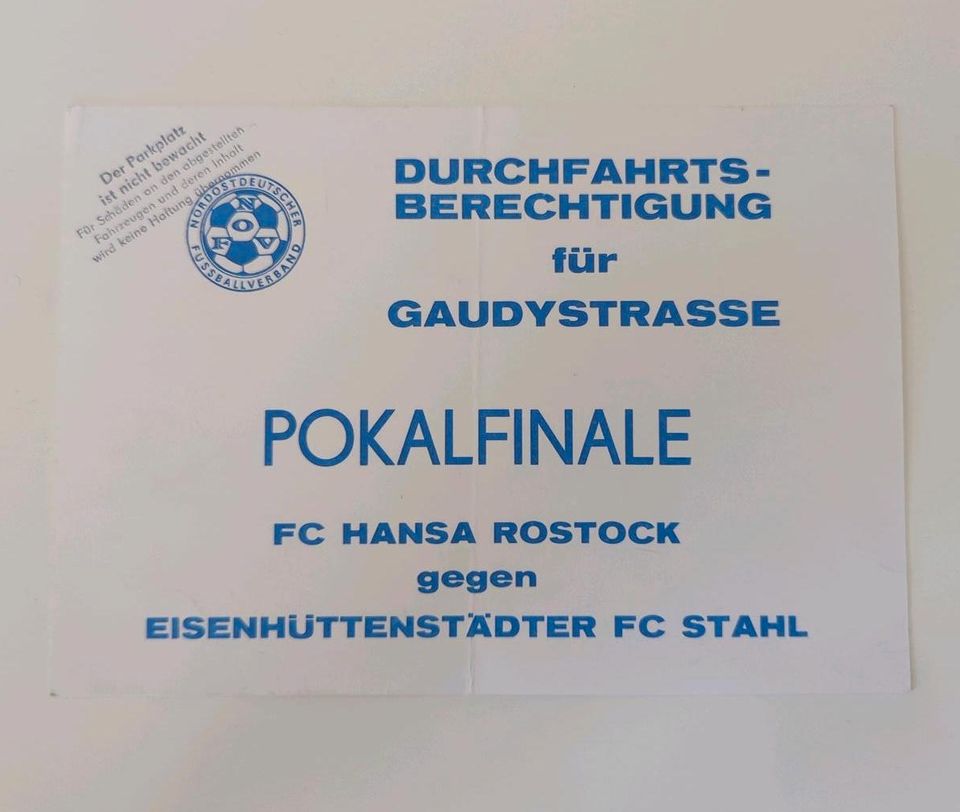 DDR Pokalfinale 1991 Hansa Rostock Stahl Eisenhüttenstadt in Hamburg