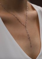 Minimalistische Damen Y Halskette Lariat Halskette 925 Silber Nordrhein-Westfalen - Hürth Vorschau