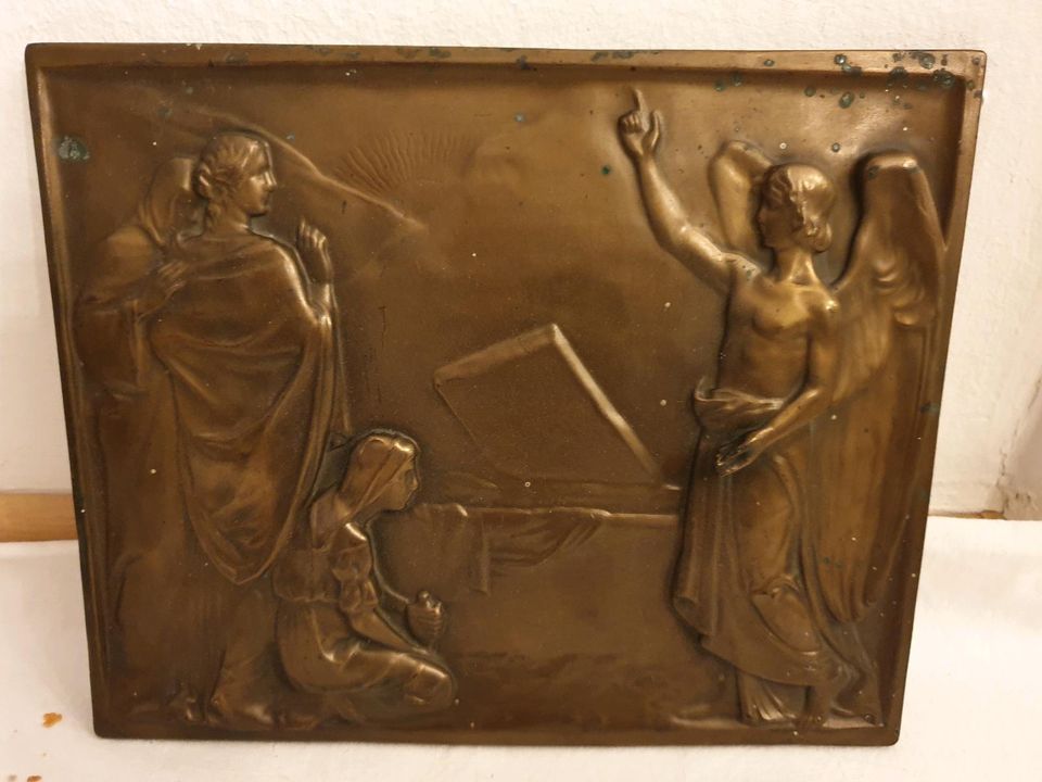 Bronze Bild,  Relief in Marsberg