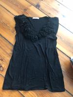 Oasis Shirt Top Blumen Blüten Blogger schwarz 34 XS Perlen Brandenburg - Panketal Vorschau