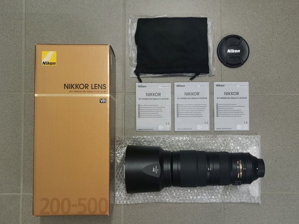 Nikon AF-S Nikkor 200-500mm f/5.6E ED VR in Oelde
