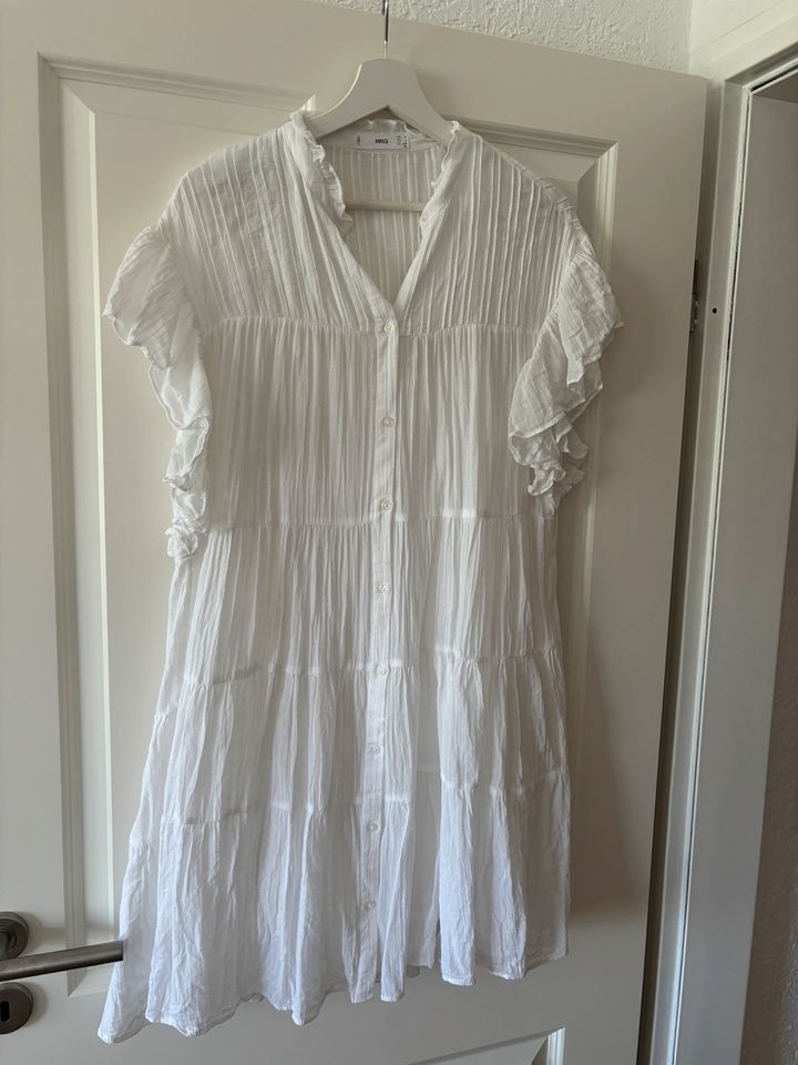 Neues weißes Mango Kleid Größe M Sommer in Meerbusch