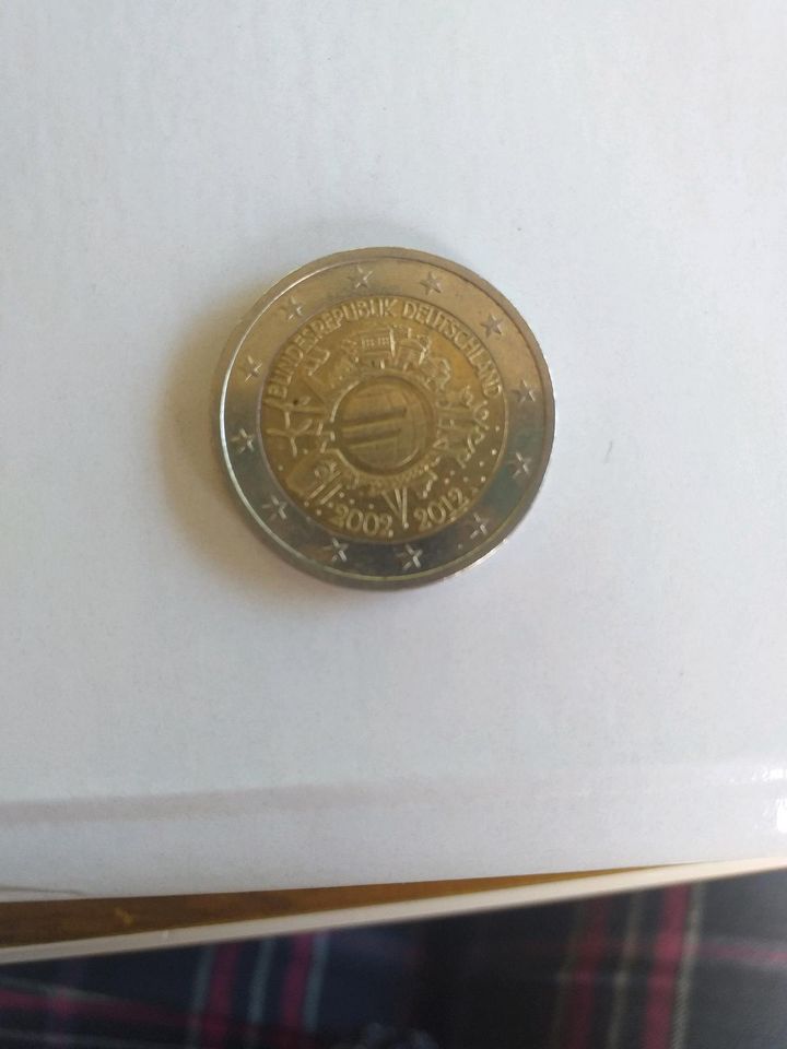 2 Euro Münze 2002-2012 Bundesrepublik Deutschland in Siegelsbach