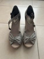 Tommy Hilfiger Sandalette light grey metallic Baden-Württemberg - Bruchsal Vorschau