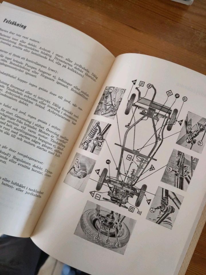 DKW Handbuch 1950 original Schweden svensk in Weißenberg