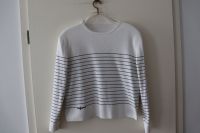 Drykorn Damen Pullover 100% Baumwolle S/ M weiß Stripes neuwertig Beuel - Vilich Vorschau