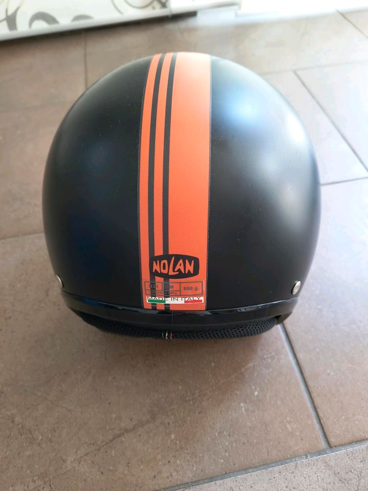 Jet Helm Nolan N 21 Classic Gr.M schwarz/Orange in Berlin