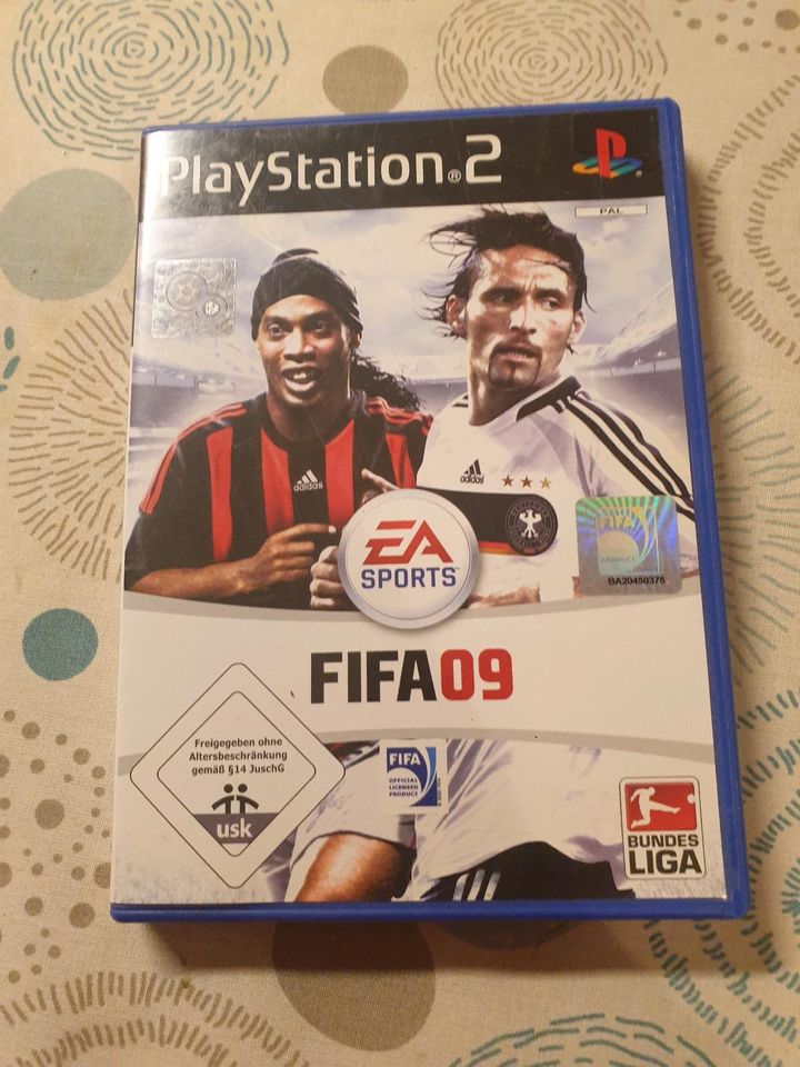 Playstation 2 Fifa 09 - für Nostalgiker, top Zustand in Horhausen (Westerwald)