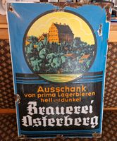 Brauerei Osterberg Deil Emailschild Emailleschild Bier Schild Bayern - Osterberg Vorschau