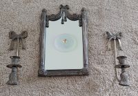 Antiker Spiegel im Rahmen mit Kerzenleuchtern aus Messing Kerzens Schleswig-Holstein - Trappenkamp Vorschau