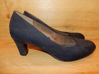 Tamaris Damenschuh Damenpumps Pumps blaues Velourleder Niedersachsen - Hagenburg Vorschau