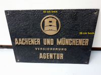 altes orig. Schild Aachener Münchener Versicherung Agentur Niedersachsen - Denkte Vorschau