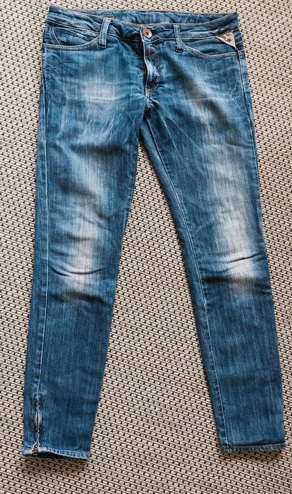 Replay Damen Zip Jeans, Gr. 38 in Bad Wurzach