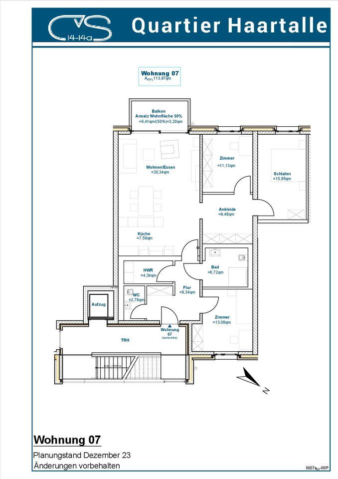 Hochwertige Neubau- Eigentumswohnung / barrierefrei / ruhige, zentrale Lage in Neumünster / KfW 55 in Neumünster