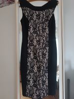 Kleid Cocktailkleid 36 elegant schwarz beige floral figurbetont Nürnberg (Mittelfr) - Mitte Vorschau