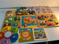 Verschiedene Holzpuzzle + Playmobil-Puzzle, Einzeln oder im Set Schleswig-Holstein - Schackendorf Vorschau