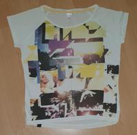 BENCH T-Shirt S Weiß AUFDRUCK Kurzarm Shirt DAMEN Gelb BILD Bunt Essen - Essen-Kray Vorschau