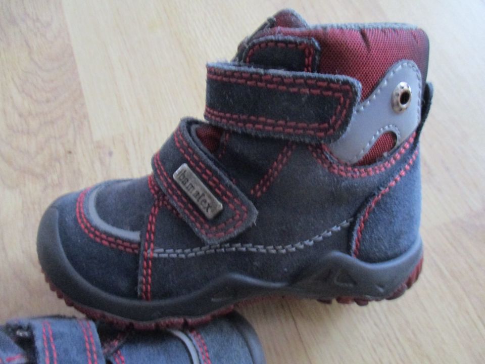 Bama Stiefel Winterstiefel für Mädchen Gr. 21 blau weinrot in Ingolstadt