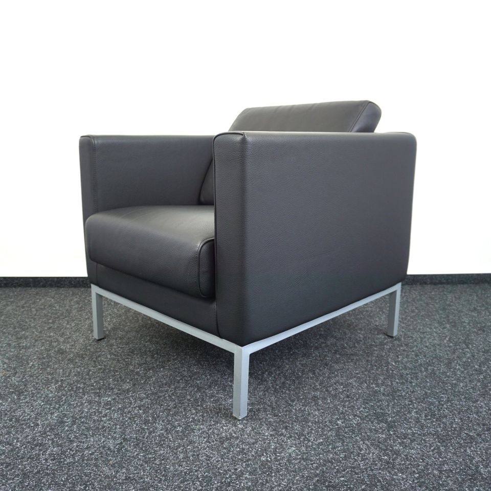 Giulio Marelli Cubic F Design Sessel | Schwarz | Leder in Mehringen