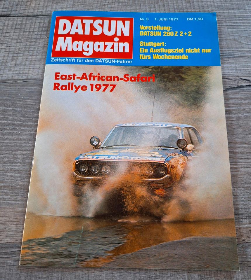 Datsun Magazin Nr. 3 Juni 1977 mit Vorstellung 260 Z in Minden