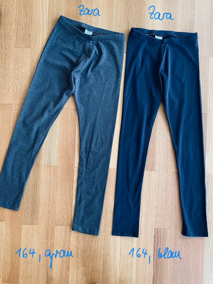 2 Zara Leggings für Mädhen, Gr. 164, topp Zustand in Regensburg