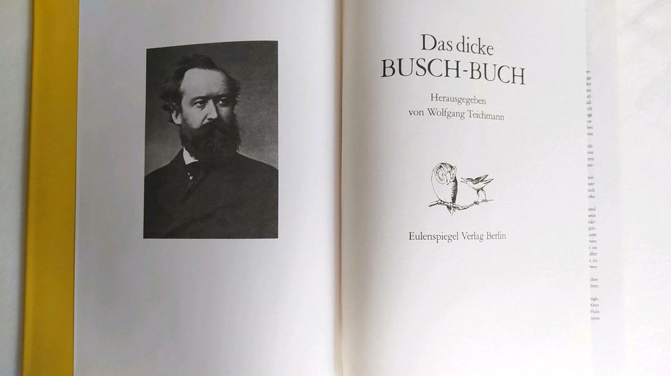 Das dicke Busch-Buch, DDR Literatur, Max u. Moritz, Bildergesch. in Hohenwarsleben