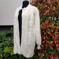 Keomi damen Strickmantel gr.44 weiß fast neu,80%Angora West - Unterliederbach Vorschau