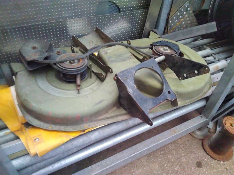 Kommunal Profi Doppel Mähwerk Aufsitzmäher Gutbrod John Deer in