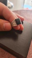 Ring 925 Silber mit Echte Schwarzer Onyxstein Bayern - Augsburg Vorschau