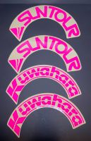 BMX oldschool Kuwahara Suntour Aufkleber 80'er 90'er decals pink Bayern - Augsburg Vorschau