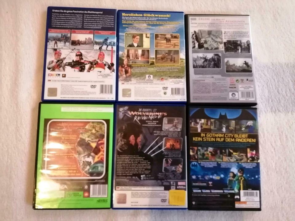 PS2 Spiele verschiedene Playstation in Wüstenrot
