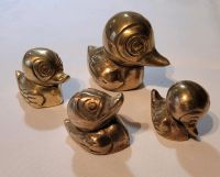 Gallo Messing Figur Skulpturen  Entenfamilie, vintage 4-teilig Bayern - Kaufbeuren Vorschau