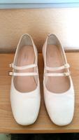 weiße Ballerinas mit Absatz / Hochzeitsschuhe, Gr.38, 1x getragen Nordrhein-Westfalen - Ruppichteroth Vorschau