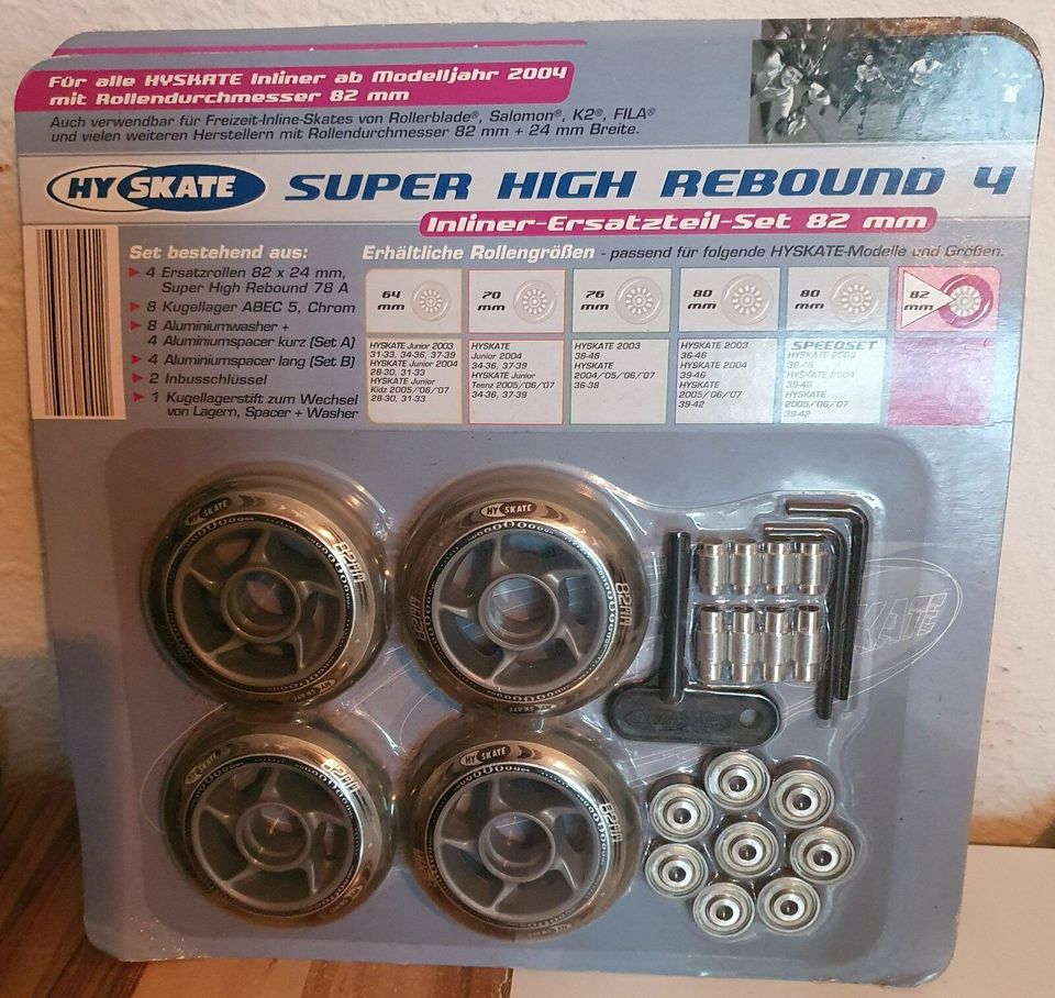 HY SKATE SUPER HIGH REBOUND 4, Inliner-Ersatzteil-Set 82 mm in Bayern -  Günzburg | Freunde und Freizeitpartner finden | eBay Kleinanzeigen ist  jetzt Kleinanzeigen