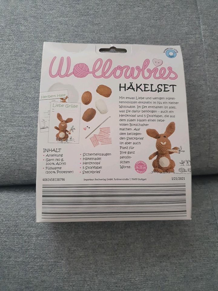 Wollowbies Häkelset Hase in Wallhausen