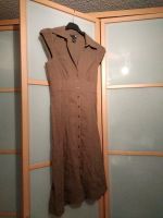 H&M Baumwoll-Kleid Leinenoptik braun taupe 34 xs Rheinland-Pfalz - Mayen Vorschau