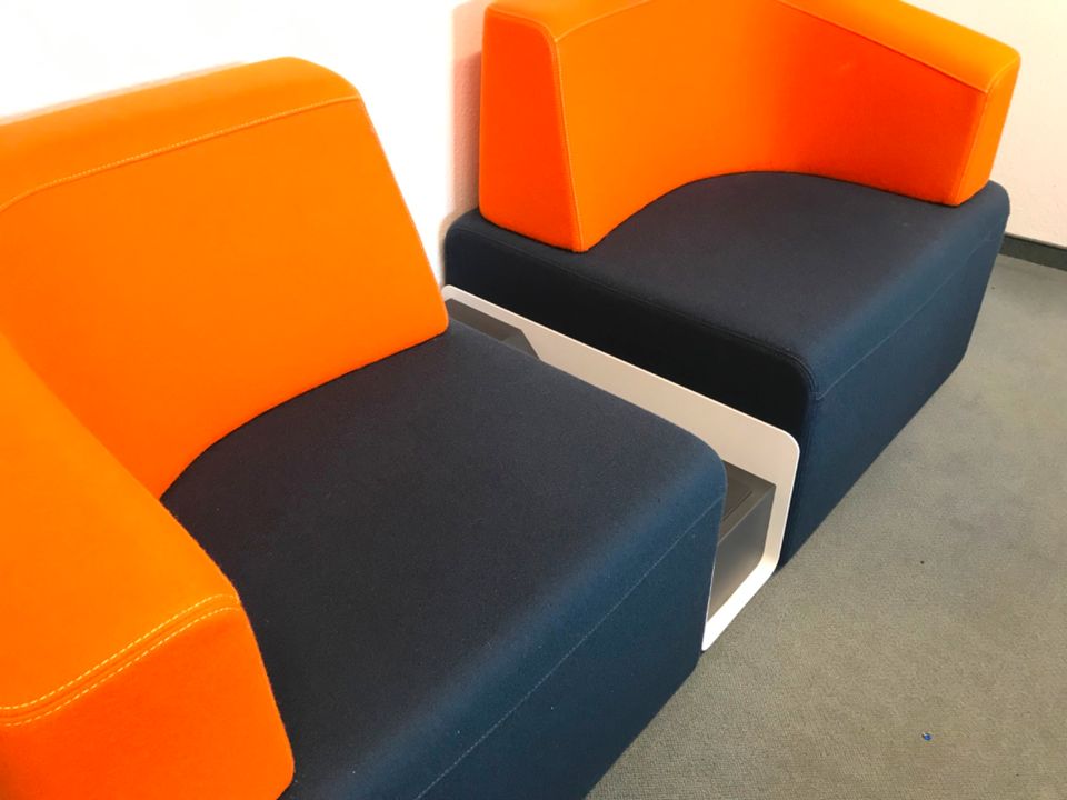 Steelcase „B-Free“ Loungesessel als Couch mit Loungeablage in Köln