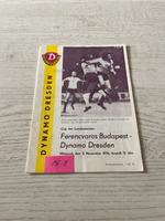 Fußball Programmheft Ferencvaros Budapest- Dynamo Dresden 1976 Dresden - Briesnitz Vorschau