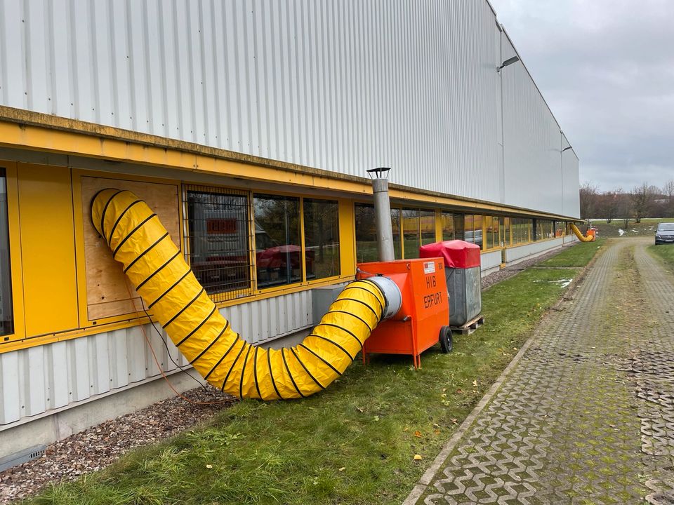 Heizgeräte Vermietung von 2 bis 700kW Baustellen, Festzelte in Erfurt