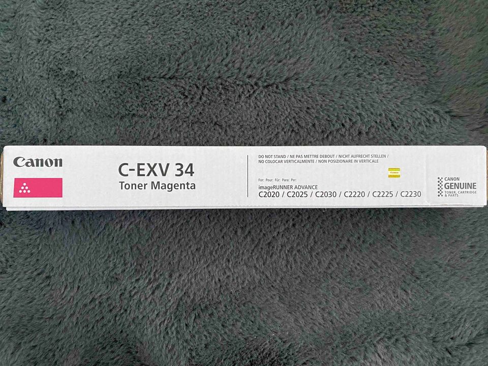 7 x Original Canon Druckerpatronen Toner C-EXV 34 in Berlin