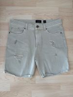 Pull&Bear beige Shorts jeansshorts kurze Hose ripped Sommer casua Frankfurt am Main - Nordend Vorschau