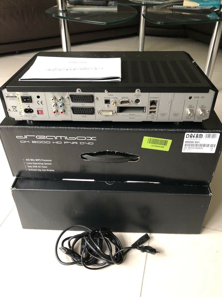 Dreambox DM 8000 HD PVR mit DVD 1TB Festplatte in Bochum