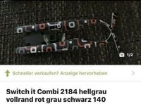 Switch it Combi 2184 hellgrau rot grau schwarz Brillengestell Niedersachsen - Helmstedt Vorschau