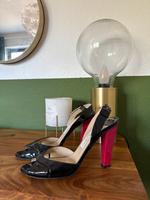 Jimmy Choo 39,5 Sling Peeptoes Sandaletten Lack Bergedorf - Hamburg Lohbrügge Vorschau