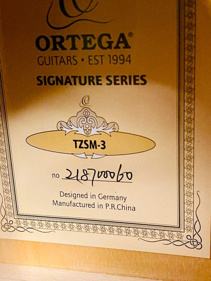 Ortega TZSM-3 Signature Modell | Konzet/Flamenco Gitarre in Hagen
