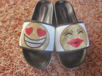 Slipper Plateusohle und glitzersmilies wie neu Gr. 39 Nordrhein-Westfalen - Bad Driburg Vorschau