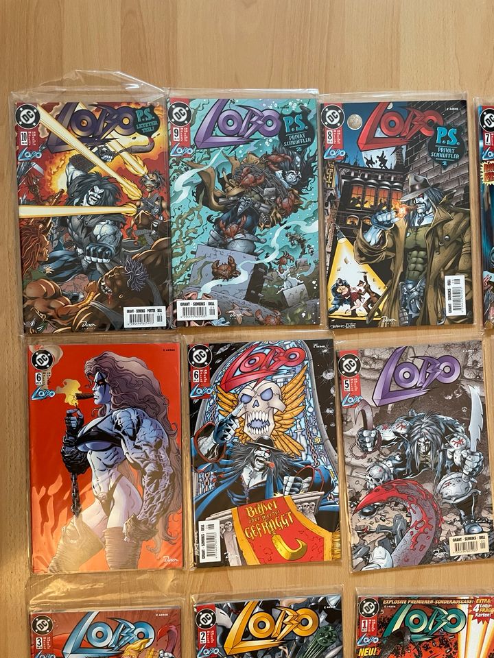 Comic Lobo DC 11 Hefte + 4 Sticker + 2 Aufsteller + 6 Karten in Leipzig