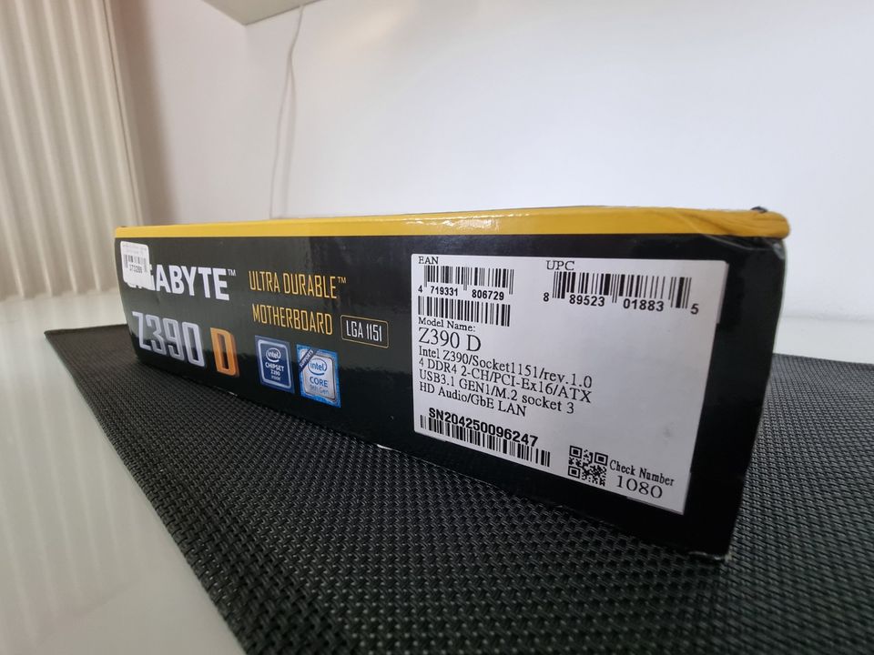Gigabyte Z390D | LGA1151 | DDR4 | TPM2.0 in Aulendorf